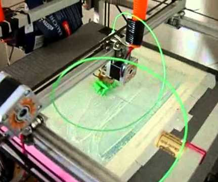 3d Printer And Document 3d Print Pulse